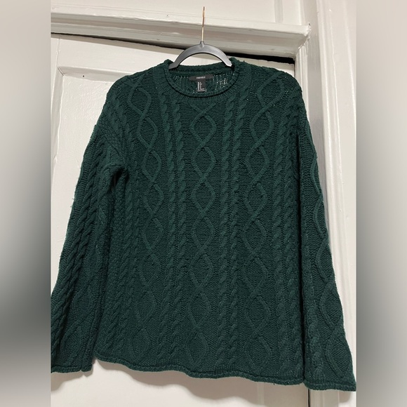 Forever 21 Dark Green Knit Sweater - Picture 10 of 10